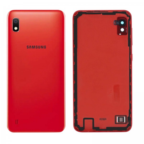 Samsung Galaxy A10 A105 Arka Kapak Batarya Pil Kapağı - Kırmızı