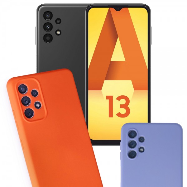Samsung Galaxy A13 (A135) Kılıf Kamera Korumalı Lansman Silikon Kapak…