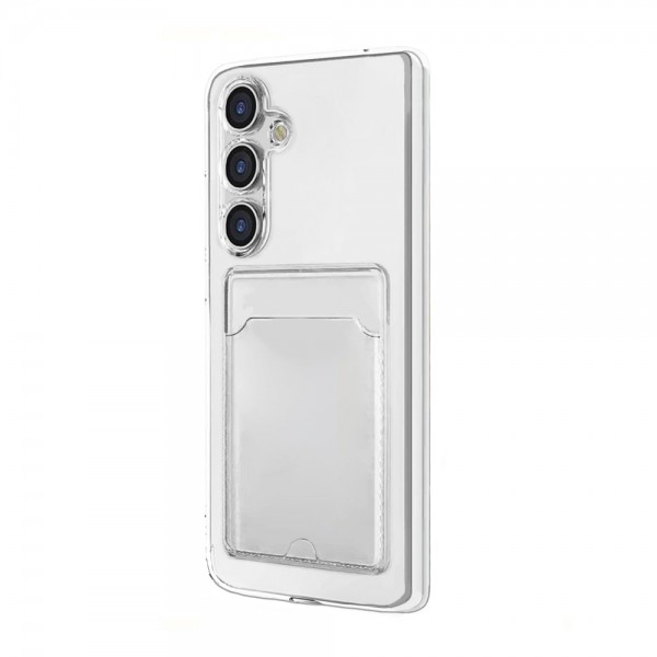Samsung Galaxy A16 Kılıf Cardy Şeffaf Kartlık Cepli Kapak…