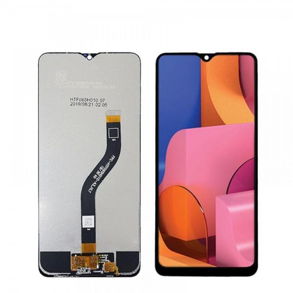 Samsung Galaxy A20s A207 LCD Ekran Dokunmatik Servis Orj - Siyah&hellip;