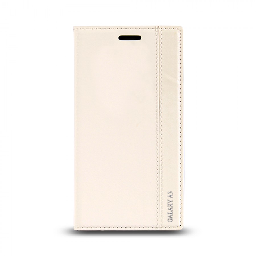 Samsung Galaxy A3 (A300) Gizli Mıknatıslı Magnum Kılıf Beyaz