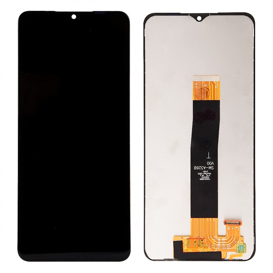 Samsung Galaxy A32 A325 LCD Ekran Dokunmatik Çıtasız Servis Orj - Siyah