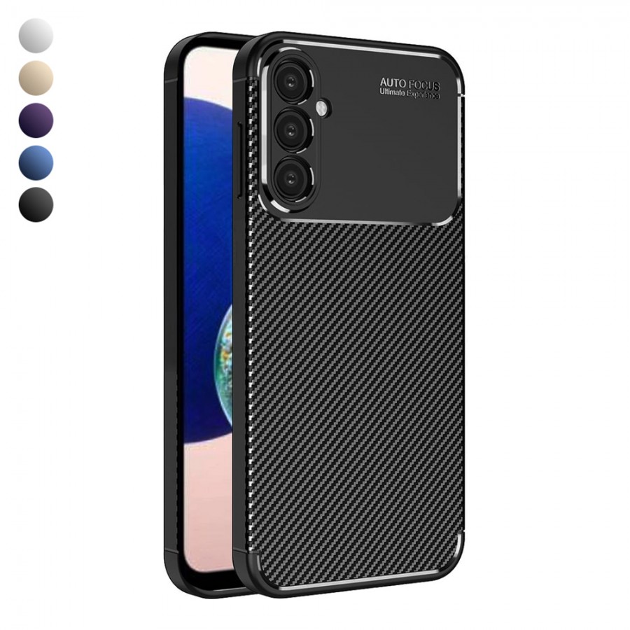 Samsung Galaxy A35 5G Kılıf Focus Carbon Silikon Kapak