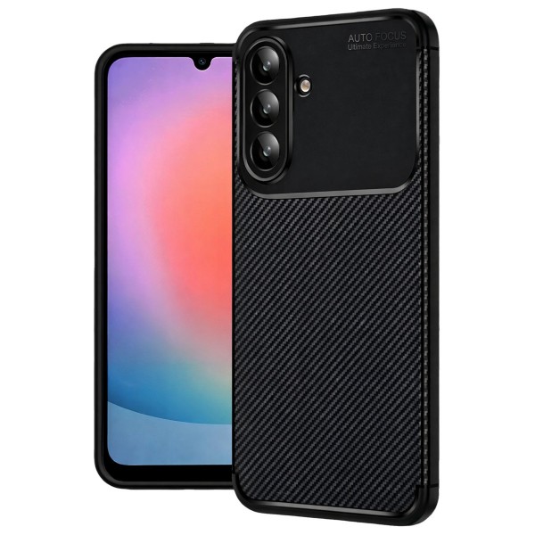 Samsung Galaxy A37 5G Kılıf Focus Carbon Silikon Kapak… Samsung Galaxy A37 5G Kılıf Focus Carbon Silikon Kapak…