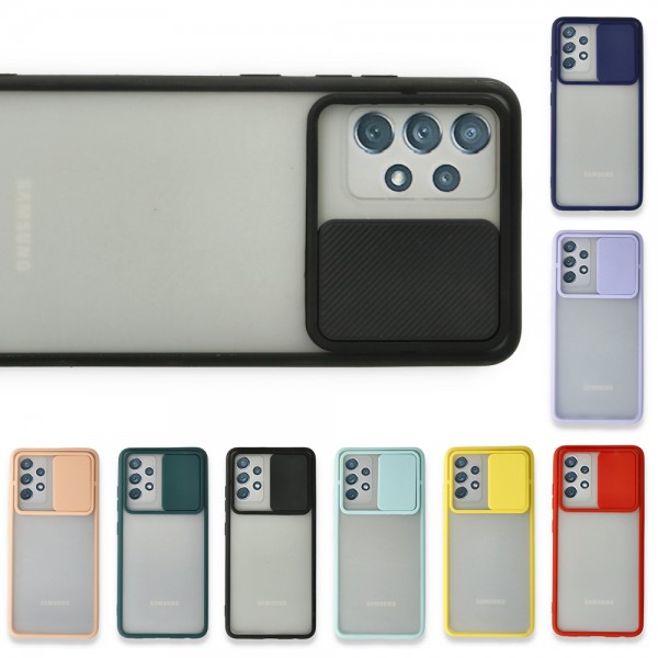 Samsung Galaxy A52 Kılıf Palm Kamera Koruma Kapaklı Silikon&hellip;