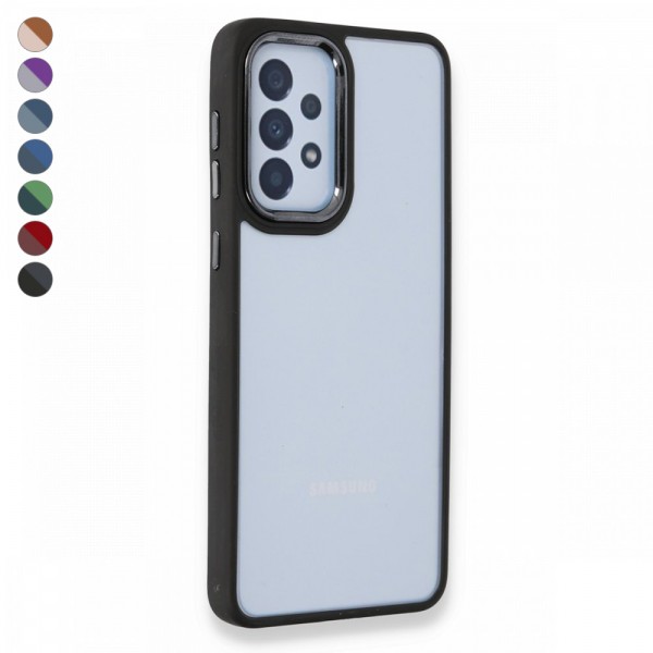 Samsung Galaxy A53 5G Kılıf Luna Lens Kamera Çerçeveli Silikon Kap…