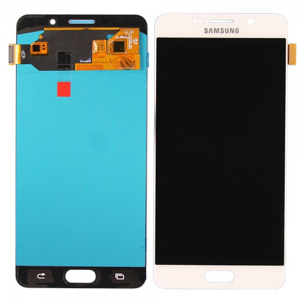 Samsung Galaxy A7 2016 A710 LCD Ekran Dokunmatik Servis Orj - Beyaz