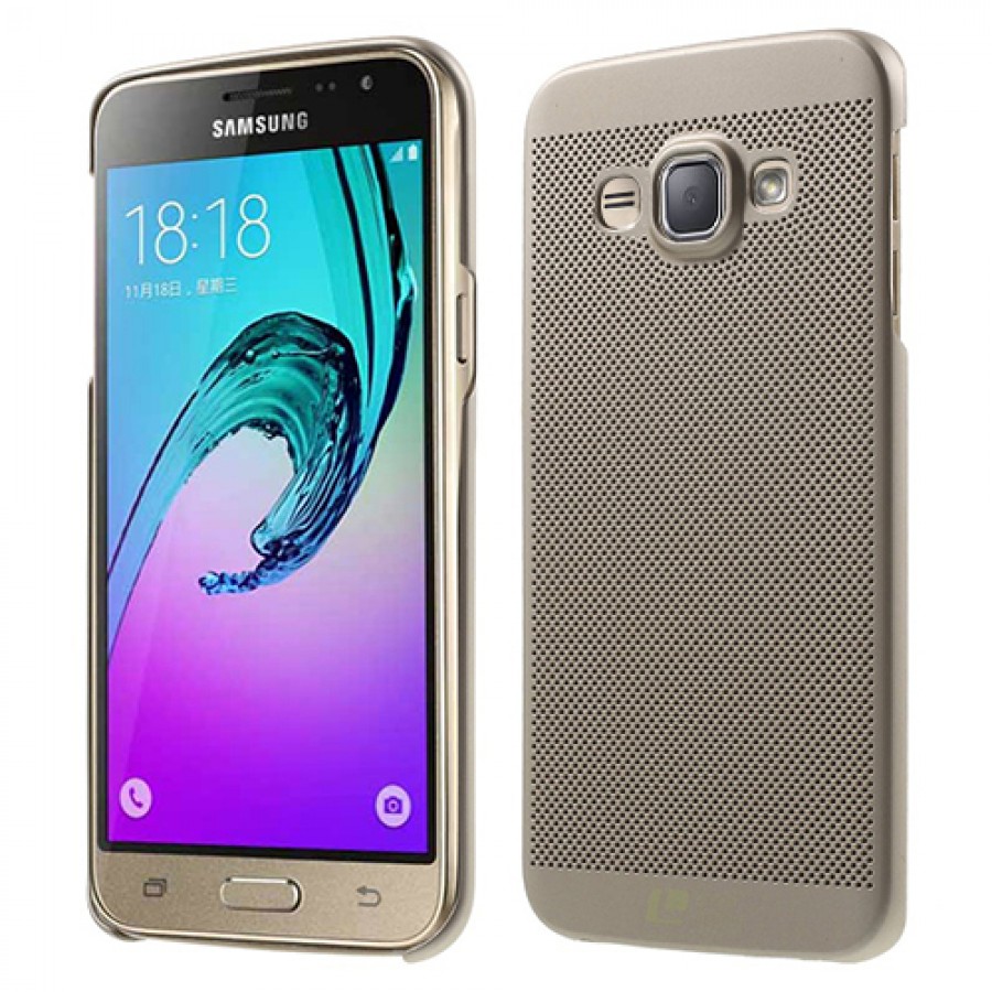 Samsung Galaxy A7 (A700) Loopee Point Sert Arka Kapak Gold