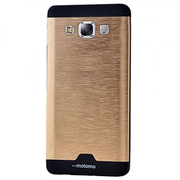 Samsung Galaxy A7 Metal Arka Kapak Motomo Gold…