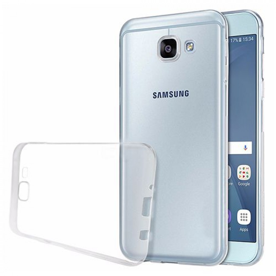 Samsung Galaxy A8 2016 (A810) Kılıf Soft Silikon Şeffaf Arka Kapak