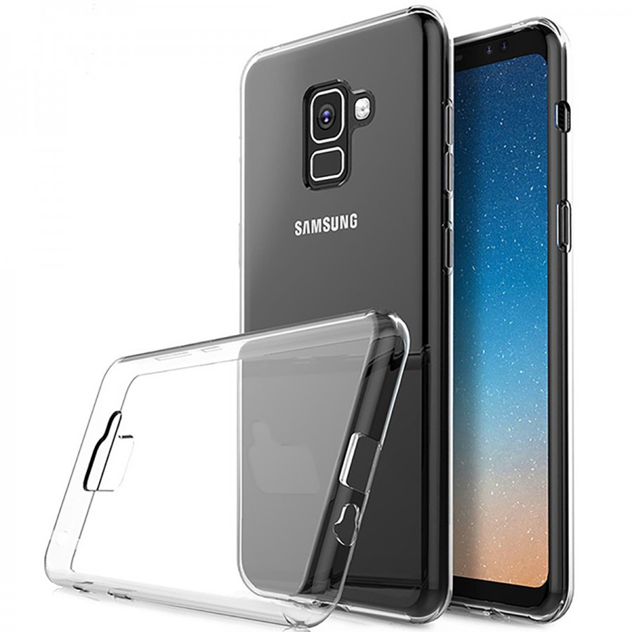 Samsung Galaxy A8 2018 (A530) Kılıf Soft Silikon Şeffaf Arka Kapak