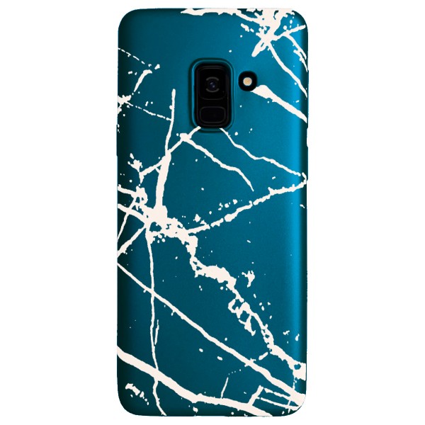 Samsung Galaxy A8 Plus (A730) Fırça Desen Silikon Arka Kapak Mavi… Samsung Galaxy A8 Plus (A730) Fırça Desen Silikon Arka Kapak Mavi…