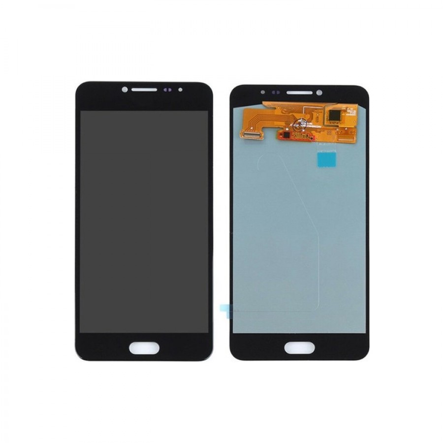 Samsung Galaxy C7 C7000 LCD Ekran Dokunmatik Servis Orj Siyah