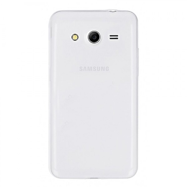 Samsung Galaxy Core 2 (G355) Kılıf Soft Silikon Şeffaf Arka Ka…