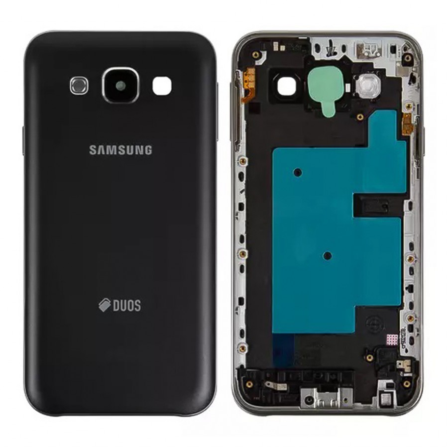 Samsung Galaxy E5 E500 Kasa Kapak - Siyah