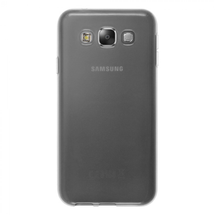 Samsung Galaxy E5 (E500) Kılıf Soft Silikon Şeffaf Arka Kapak