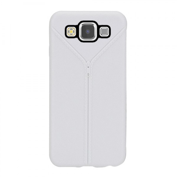 Samsung Galaxy E5 (E500) Zipper Serisi TPU Kapak Beyaz…