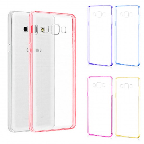 Samsung Galaxy E7 (E700) Color Curve Silikon Arka Kapak / Kılıf…