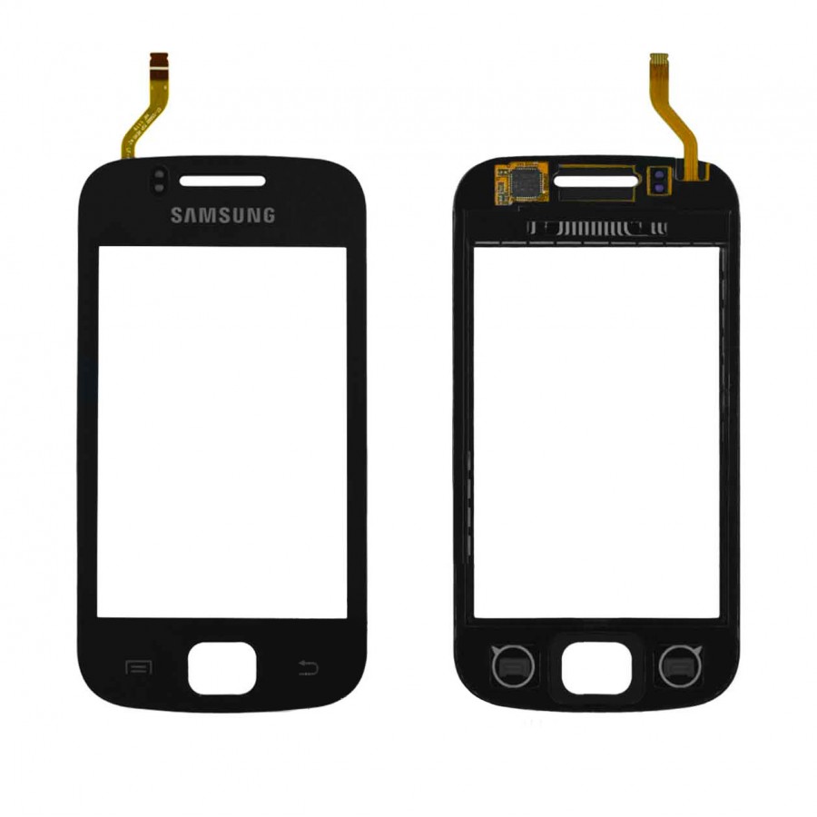 Samsung Galaxy Gio S5660 Dokunmatik Ön Cam Orj - Siyah