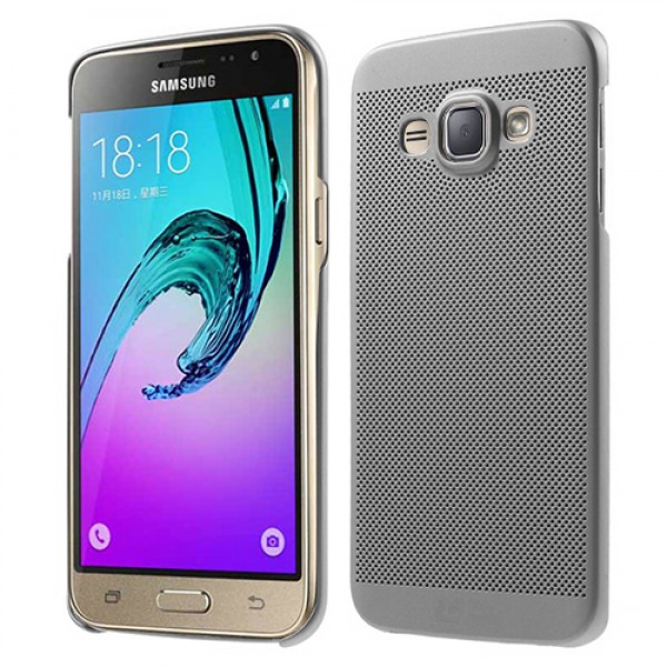 Samsung Galaxy J1 2016 (J120) Loopee Point Sert Arka Kapak Gri