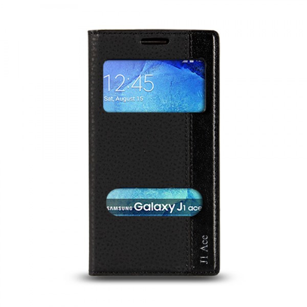 Samsung Galaxy J1 Ace (J110) Gizli Mıknatıslı Pencereli Magnum Kılıf …
