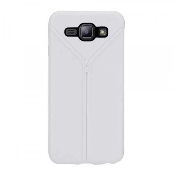 Samsung Galaxy J1 (J100) Zipper Serisi TPU Kapak Beyaz…