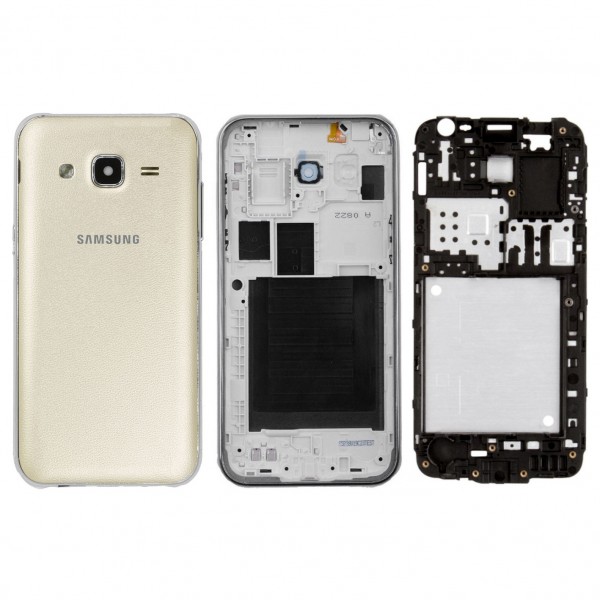 Samsung Galaxy J2 J200 Kasa Kapak Set - Gold…