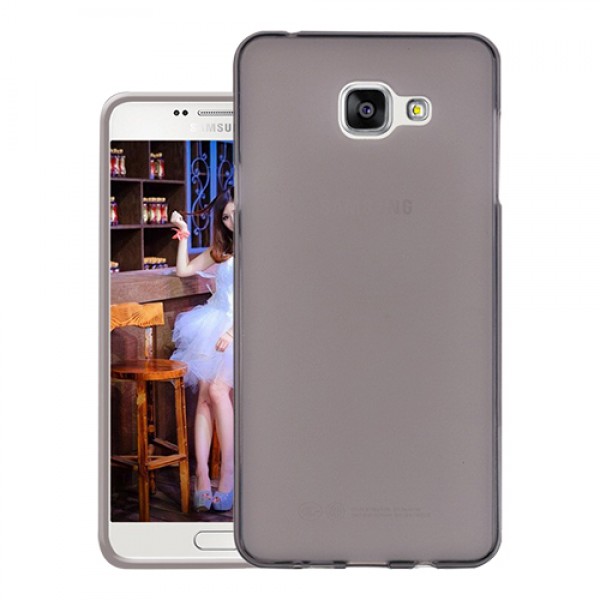 Samsung Galaxy J3 (J300) Kılıf Soft Silikon Şeffaf-Siyah Arka …