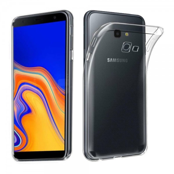 Samsung Galaxy J4 Plus (J415) Kılıf FitCase Toz Koruma Tıpalı Şeffaf …