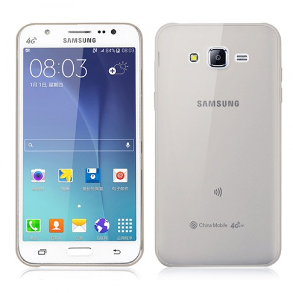 Samsung Galaxy J5 (J500) Kılıf Soft Silikon Şeffaf-Siyah Arka Kapak…