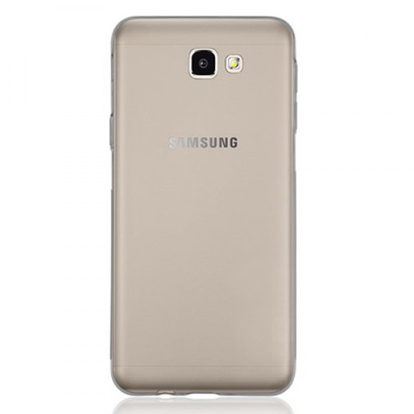 Samsung Galaxy J5 Prime (G570) Kılıf Soft Silikon Şeffaf-Siyah Arka…