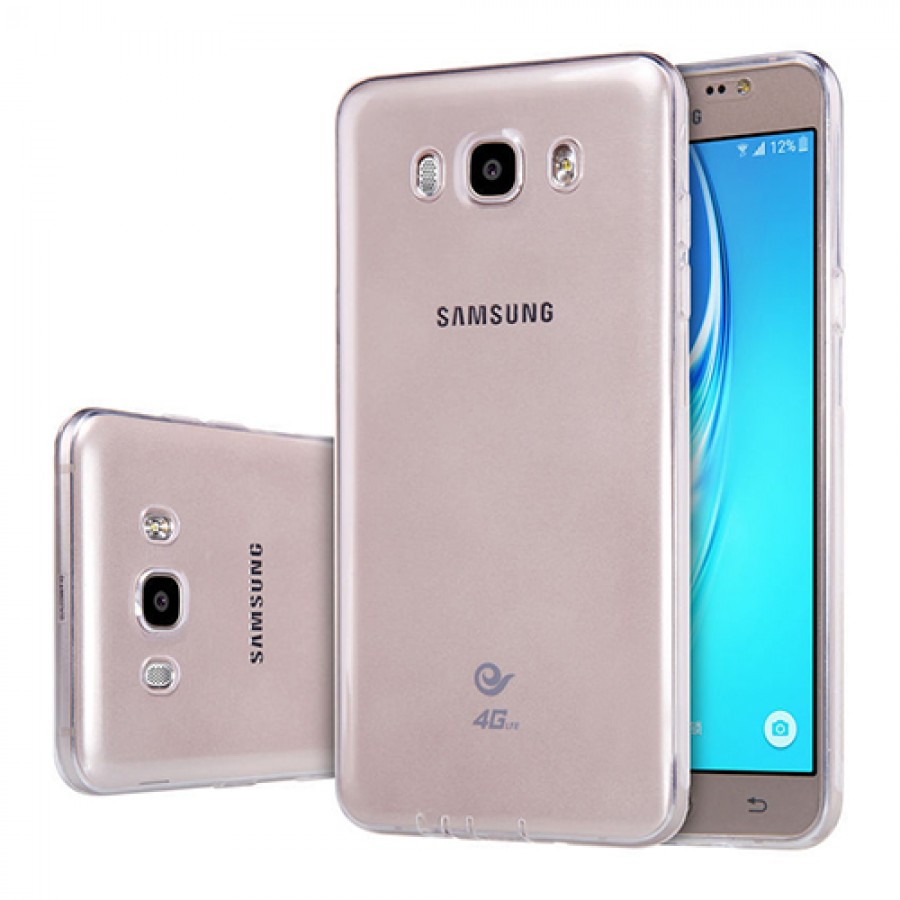 Samsung Galaxy J7 2016 (J710) Kılıf Soft Silikon Şeffaf Arka Kapak
