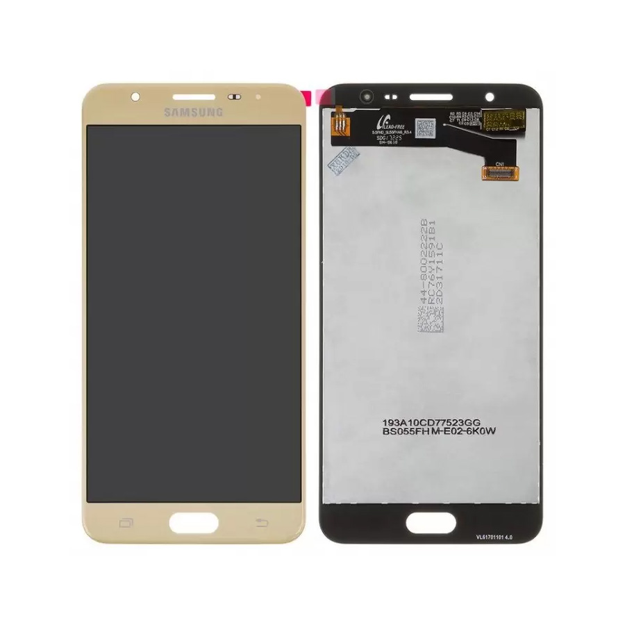 Samsung Galaxy J7 Prime G610 LCD Ekran Dokunmatik Servis Orj - Gold