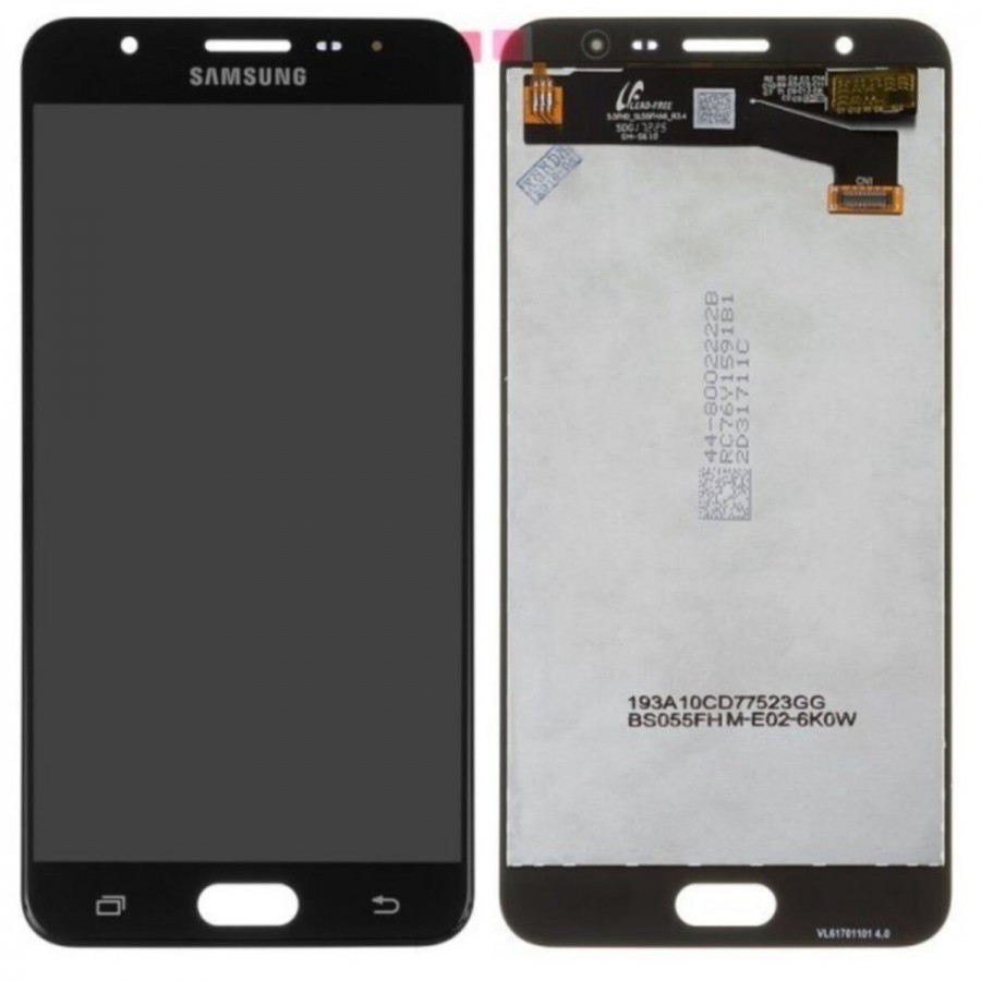 Samsung Galaxy J7 Prime G610 LCD Ekran Dokunmatik Servis Orj - Siyah