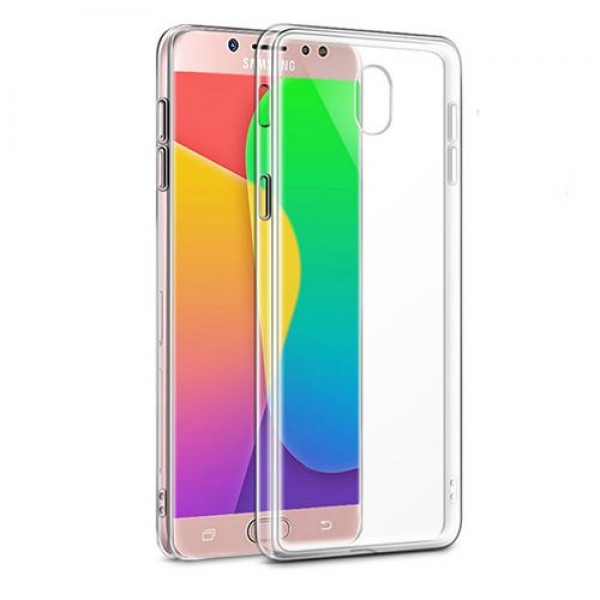 Samsung Galaxy J7 Pro (J730) Kılıf Soft Silikon Şeffaf Arka Ka…
