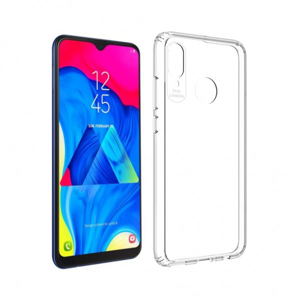 Samsung Galaxy M20 (M205) Kılıf Köşe Korumalı Şeffaf Silikon Kap…