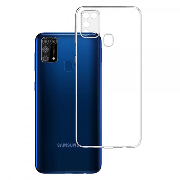 Samsung Galaxy M31 (M315) Kılıf FitCase Toz Koruma Tıpalı Şeffaf …