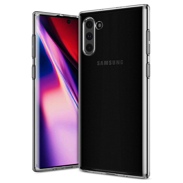 Samsung Galaxy Note 10 (N970) Kılıf FitCase Toz Koruma Tıpalı Şeffaf …