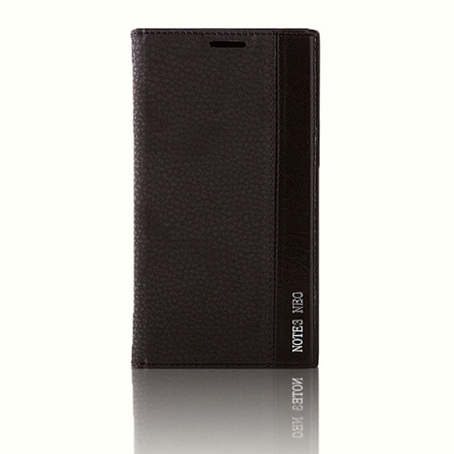 Samsung Galaxy Note 3 Neo (N7500) Gizli Mıknatıslı Magnum Kılıf Siyah