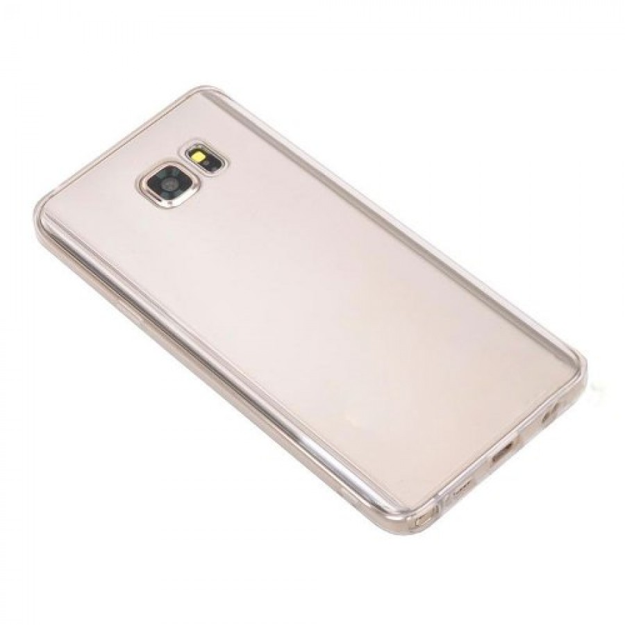 Samsung Galaxy Note 5 N920 Color Curve Silikon Arka Kapak Şeffaf