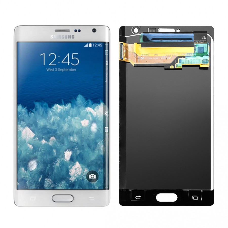 Samsung Galaxy Note Edge N915 Ekran LCD Dokunmatik Beyaz