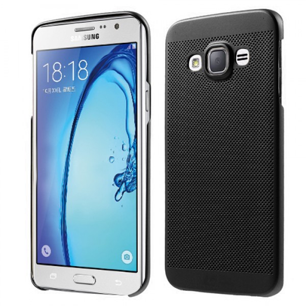 Samsung Galaxy On5 (G5520) Loopee Point Sert Arka Kapak Siyah