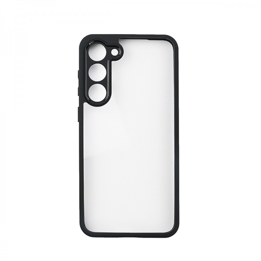 Samsung Galaxy S22 Kılıf Kamera Korumalı Şeffaf Siyah Silikon Arka Kapak Samsung Galaxy S22 Kılıf Kamera Korumalı Şeffaf Siyah Silikon Arka Kapak