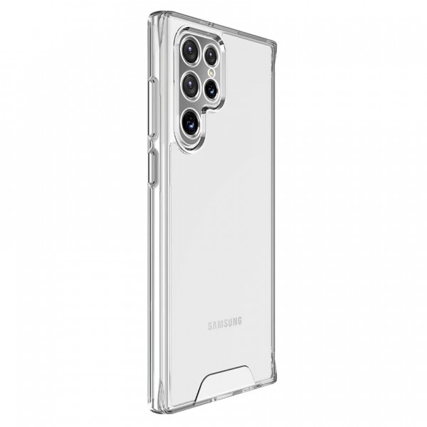 Samsung Galaxy S22 Ultra Kılıf Space Seri Lux Silikon Şeffaf Kapak…