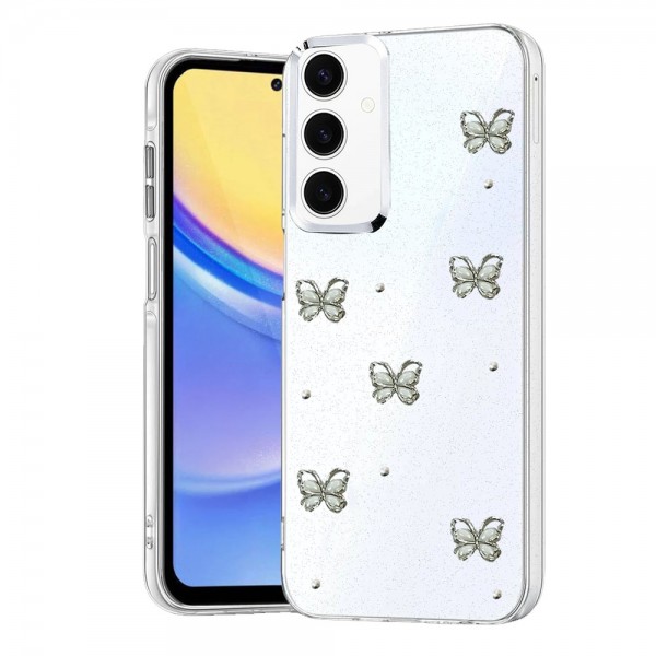 Samsung Galaxy S24 FE / S25 FE Kılıf Fiyonk Desenli Kapak&hellip;