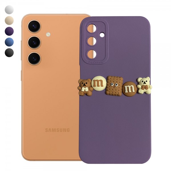 Samsung Galaxy S24 Kılıf 3D M Bear Kamera Korumalı Silikon Kapak…