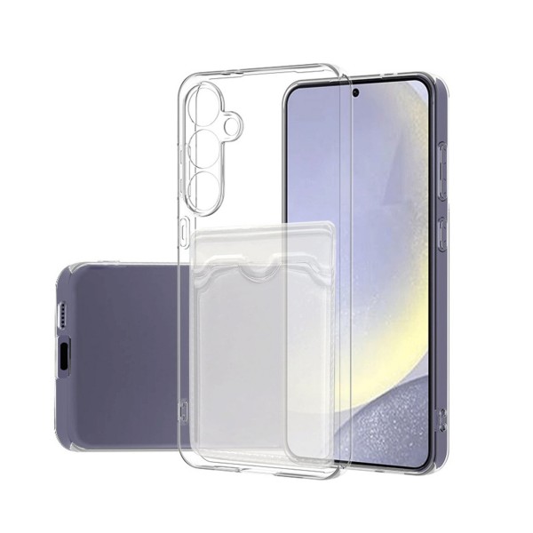 Samsung Galaxy S24 Kılıf Cardy Şeffaf Kartlık Cepli Kapak…