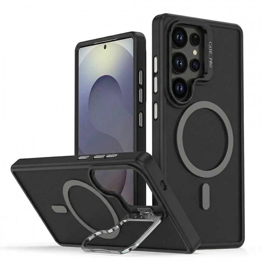 Samsung Galaxy S24 Ultra Kılıf Armor Seri Magsafe Uyumlu Stand Özellikli Kamera Lensli Kapak Samsung Galaxy S24 Ultra Kılıf Armor Seri Magsafe Uyumlu Stand Özellikli Kamera Lensli Kapak