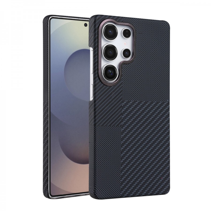 Samsung Galaxy S24 Ultra Kılıf Vega Magsafe Karbon Desen Kapak Samsung Galaxy S24 Ultra Kılıf Vega Magsafe Karbon Desen Kapak