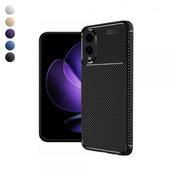 Samsung Galaxy S25 Edge Kılıf Focus Carbon Silikon Kapak…
